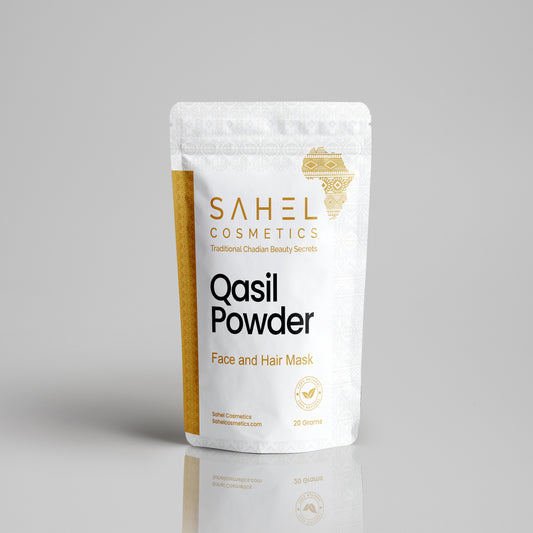 Qasil Powder Mask. Skin Brightening Mask and Hair Treatment