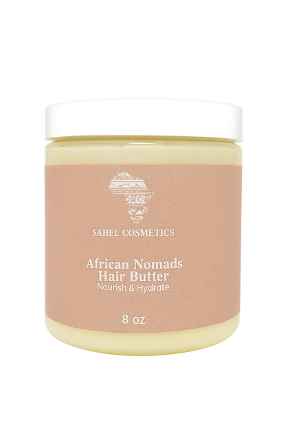 African Nomads hair butter jar for dry natural hair