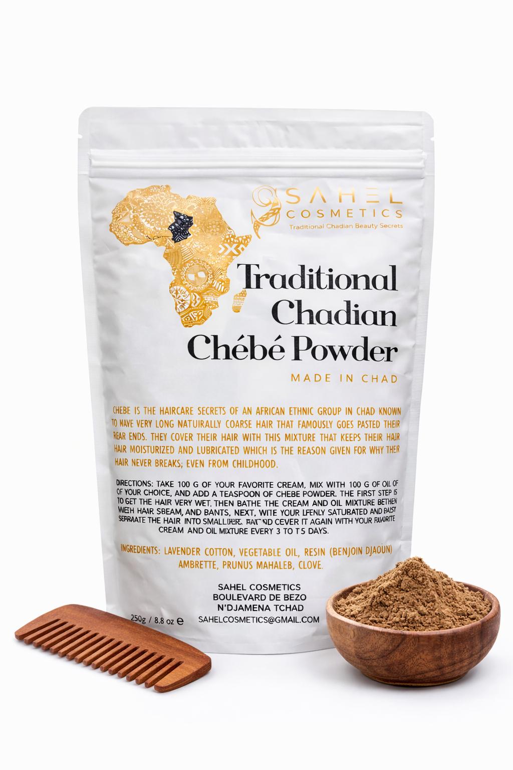 Chébé Powder 250g | African Hair Growth & Strengthening | Sahel ...